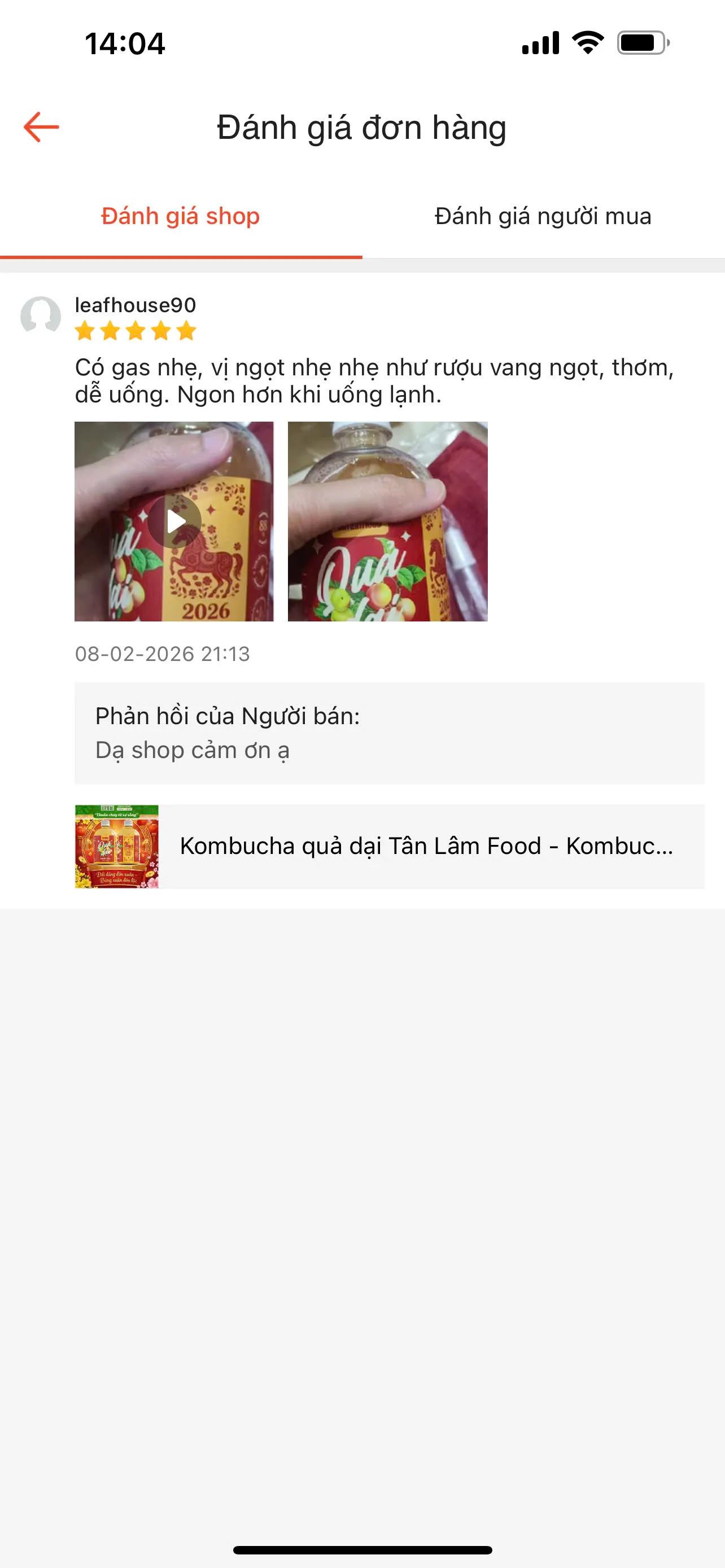 Đánh giá khách hàng 2